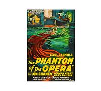 NEDOES The Phantom Of The Opera Poster Canvas Poster Wall Art Decor Print Picture Paintings for Living Room Bedroom Decoration Unframe-style 12x18inch(30x45cm)