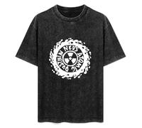 Neds Atomic Dustbin White Logo Black T-Shirt Mens Tee Unisex Tops XL