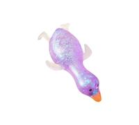 Nee doh Duck Squishy,17Cm Giant Mystery Squishy,Glitter Squishy Duck Squeeze Toy ,Portable Decompression Sensory Toy, Anxiety Relief Fidget Toy For Adults (Purple)