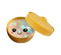 Nee doh Dumpling Squishy,10Cm Giant Mystery Dumplings Squishy,Glitter Squishy mini Dumpling Squeeze Toy ,Portable Decompression Sensory Toy, Anxiety Relief Fidget Toy For Adults Birthday (White)