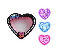 Nee doh Heart Shape Stress Relief Ball - 3pcs Novelty Squeeze Sensory Fidget Toy for Anxiety Physio Therapy - Gift for Boy Girl Birthday Present for Adults Men Women - Valentine's Day gifts (Love)