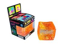 Nee Doh Nice Cube, Ice Cube Stress Relief Fidget Toys, Nee Doh Squishy Color Doh Cube Squeeze Toys for Kids Adults, Sensory Hand Exercise Stress Balls for Autism Anxiety Relief, 1PCS