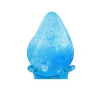 Nee doh Raindrop Stress Balls, Squishy Fidget Toys for Kids, Dreamy Glitter Water Drop Squeeze Balls with Removable Base, Adults Stress Relief Water Drop Slow Rebound Sensory Balls Stress Toy (Blue)