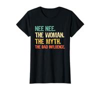 Nee-Nee The Woman Myth Bad Influence Funny Vintage Neenee T-Shirt