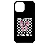 Need A Lash Tech? Ask Me Eyelash Technician Girl Mom Case for iPhone 12 Pro Max