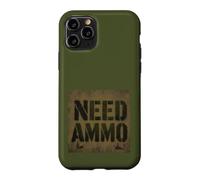 Need Ammo Military Graffiti Army Stencil Bullets Design Case for iPhone 11 Pro