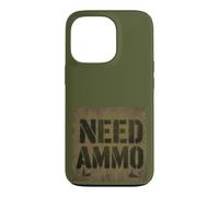 Need Ammo Military Graffiti Army Stencil Bullets Design Case for iPhone 13 Pro