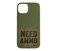Need Ammo Military Graffiti Army Stencil Bullets Design Case for iPhone 15 Plus