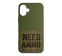 Need Ammo Military Graffiti Army Stencil Bullets Design Case for iPhone 16 Plus