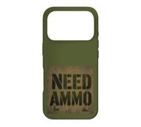 Need Ammo Military Graffiti Army Stencil Bullets Design Case for iPhone 17 Pro