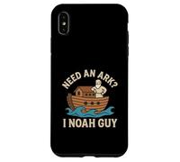 Need an Ark I Noah Guy Funny Biblical Pun Religious Design Case for iPhone XS Max