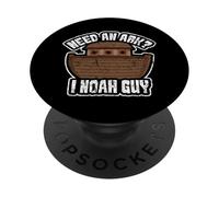 Need An Ark I Noah Guy Religious Funny Christian Pun PopSockets Adhesive PopGrip