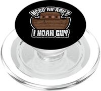 Need An Ark I Noah Guy Religious Funny Christian Pun PopSockets PopGrip for MagSafe