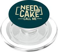 Need Cake Call Me Funny Pastry Chef PopSockets PopGrip for MagSafe