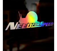 Need for Speed Chrome Reflective Holographic Iridescent Window Sticker - Funny Motorhome & Caravan JDM Sticker - 200mm