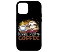 Need More Coffee Cute Sloth Morning Caffeine Case for iPhone 12/12 Pro