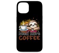 Need More Coffee Cute Sloth Morning Caffeine Case for iPhone 13