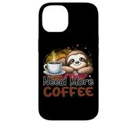 Need More Coffee Cute Sloth Morning Caffeine Case for iPhone 14