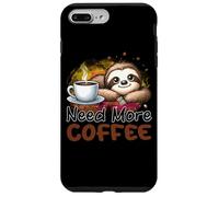Need More Coffee Cute Sloth Morning Caffeine Case for iPhone 7 Plus/8 Plus