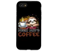Need More Coffee Cute Sloth Morning Caffeine Case for iPhone SE (2020) / 7/8