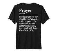 Need Prayer Definition Noun Premium T-Shirt