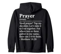 Need Prayer Definition Noun Zip Hoodie