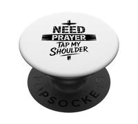 Need Prayer | Faith Outreach and Church Ministry Design PopSockets Adhesive PopGrip