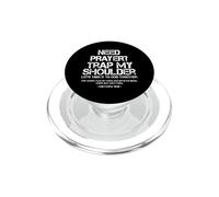 Need Prayer Tap My Shoulder Bible Verse Christian Saying PopSockets PopGrip for MagSafe