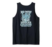 Need Prayer Tap My Shoulder Let's Take It to God Together Tank Top