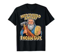 Need To Build A Boat I Noah Guy Biblical Humor Pun T-Shirt