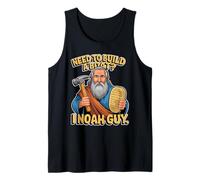 Need To Build A Boat I Noah Guy Biblical Humor Pun Tank Top