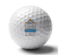 Need Vacation Twice A Year Personalized Golf Balls Gifts for Men Golfers Distance Straighter Shots