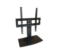 Need4Spares TV Stand Compatible With Samsung UE32J5600AK Replacement Table Top High Gloss Glass TV Stand Black