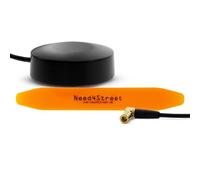 Need4Street DAB+ antenna for retrofitting the car radio, SMB connector, cable length 250cm, car antenna with amplifier for best reception