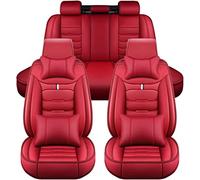 NEEDBUY Car Seat Covers for BMW 2er F46 2er Gran Coupe 2020-2023 5-Seat Leather Front Rear Seat Protectors Seat Covers Accessories,Red-Luxurious_Set