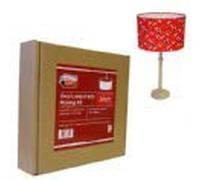 Needcraft Lampshade Kit cover with any fabric or wallpaper 20cm Oval for Pendant or Table Lamp use