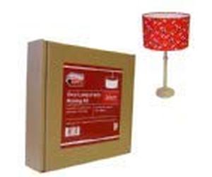 Needcraft Lampshade Kit cover with any fabric or wallpaper 20cm Oval for Pendant or Table Lamp use
