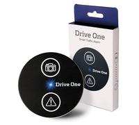 Needit Original Drive One Speed Camera Warner, Radar Detector Warns of Speed Cameras and Dangers in Road Traffic in Real Time, Automatically Active After Connection with Smartphone on Bluetooth, Data