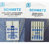 Needle Assortment Schmetz Jeans Needles/Jeans Twin Twin/System 130/705 H - J
