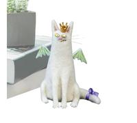 Needle Felt Capybara - Whimsical Axolotl Doll, Sloth Figurine with Realistic Texture, Cute Animal Mascot for Bookcase, Miniature Plush Sculpture, Small Handmade Soft Toy for Kids Teens Bedroom