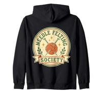 Needle Felting Felted Animals Zip Hoodie
