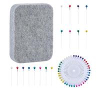 Needle Felting Mats Wool Needle Felting Pad with 40Pcs Iron Head Pins Foam Pad Alternative Supplies for Felt Making