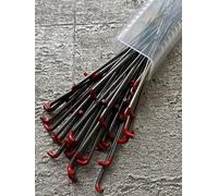 Needle Felting Needles (Red - 38G Triangular: Firming Shaping, 10)