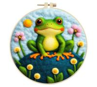 Needle Felting Painting Kit DIY Wool Felt Animal Series 20cm