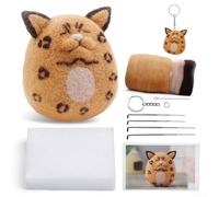 Needle Felting Starter Kit with Soft Wool Roving, Foam Pad, and Easy to Follow Instructions (05)