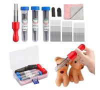 Needle Felting Tools, Felting Needle Kit | Beginner Felting Kits with Wool Needles,Craft Doll Making Tools, Needle Felting Supplies for DIY
