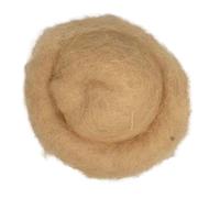 Needle Felting Wool 100g - Carded Batt for Needle & Wet Felting, Core & Finish - Maori DHG - Dune