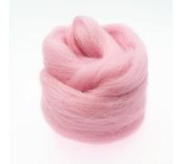 Needle Felting Wool Carded Perendale Fibre 20g for Wet and Dry Crafting, Brown Grey Red Pink Blue Neutral Colour Pack(4#)