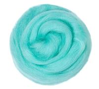 Needle Felting Wool Felting Wool Colors 50g Soft Fibre Roving for Needle and Handcraft DIY Suitable Beginner(75)