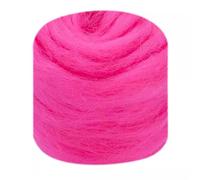Needle Felting Wool Needle Felting Wool Fibre Roving for DIY Craft Materials Felt Fabric Handmade(7.5 UK,10g)